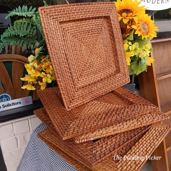 Wicker Placemats x4 - Picture 1 of 2